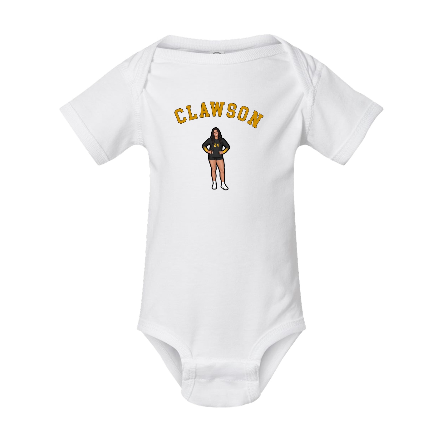 Baby Onesie — Shirsey Arch in White