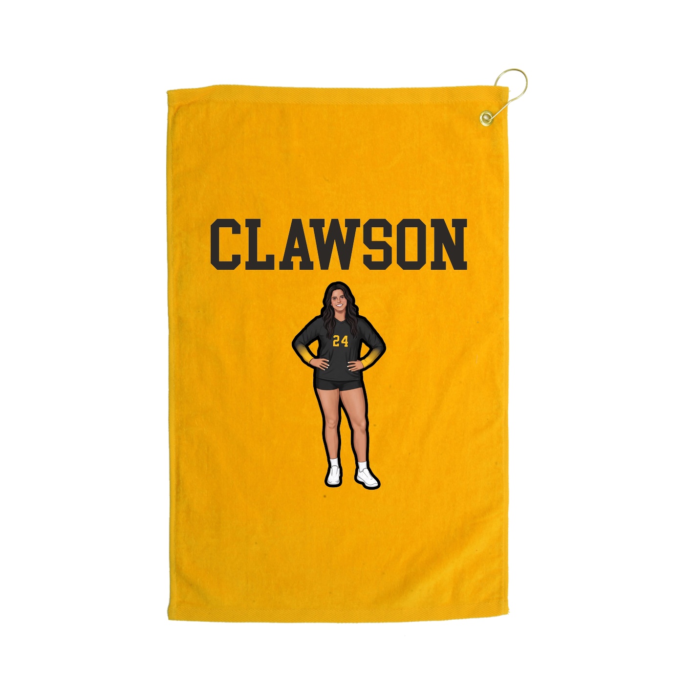Golf Towel — Shirsey in Gold