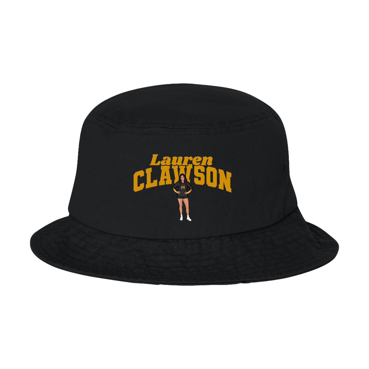 Bucket Cap — Signature Arch in Black