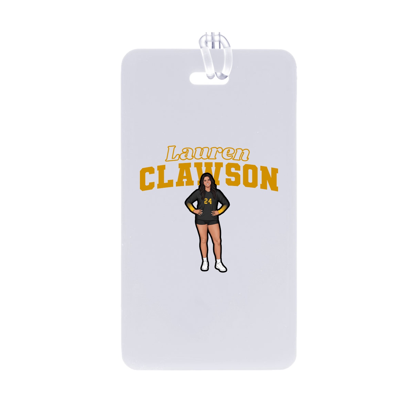 Bag Tag — Name Arch in Classic