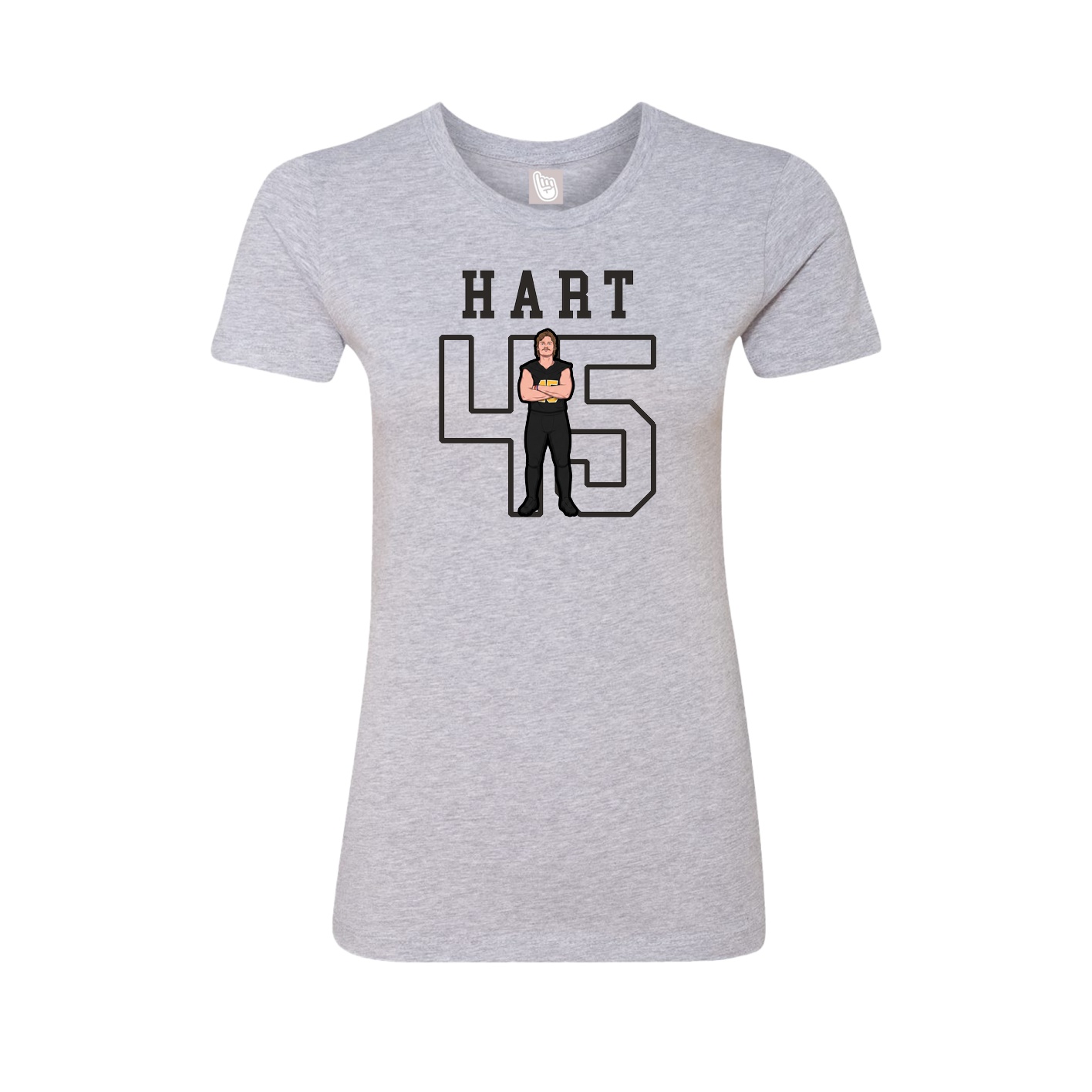 Fitted Women's Tee — Shirsey in Grey