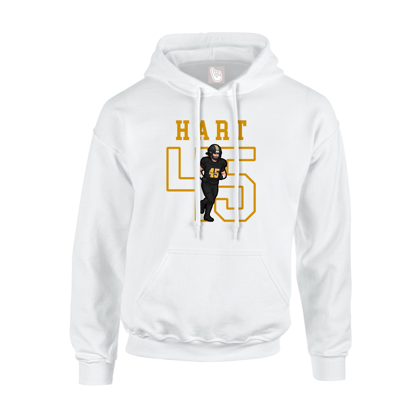 Hoodie — Shirsey in White