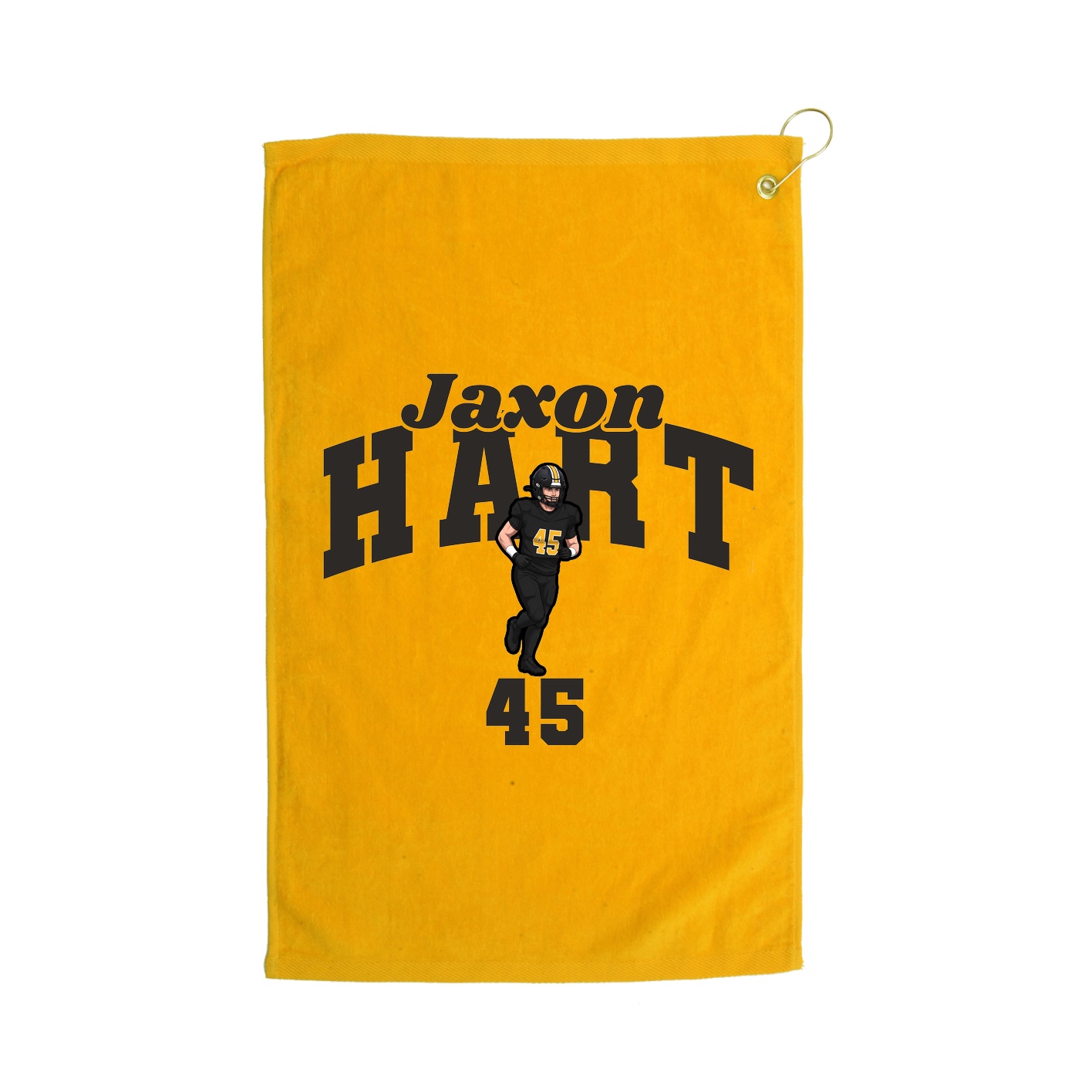 Golf Towel — Signature Arch in Gold
