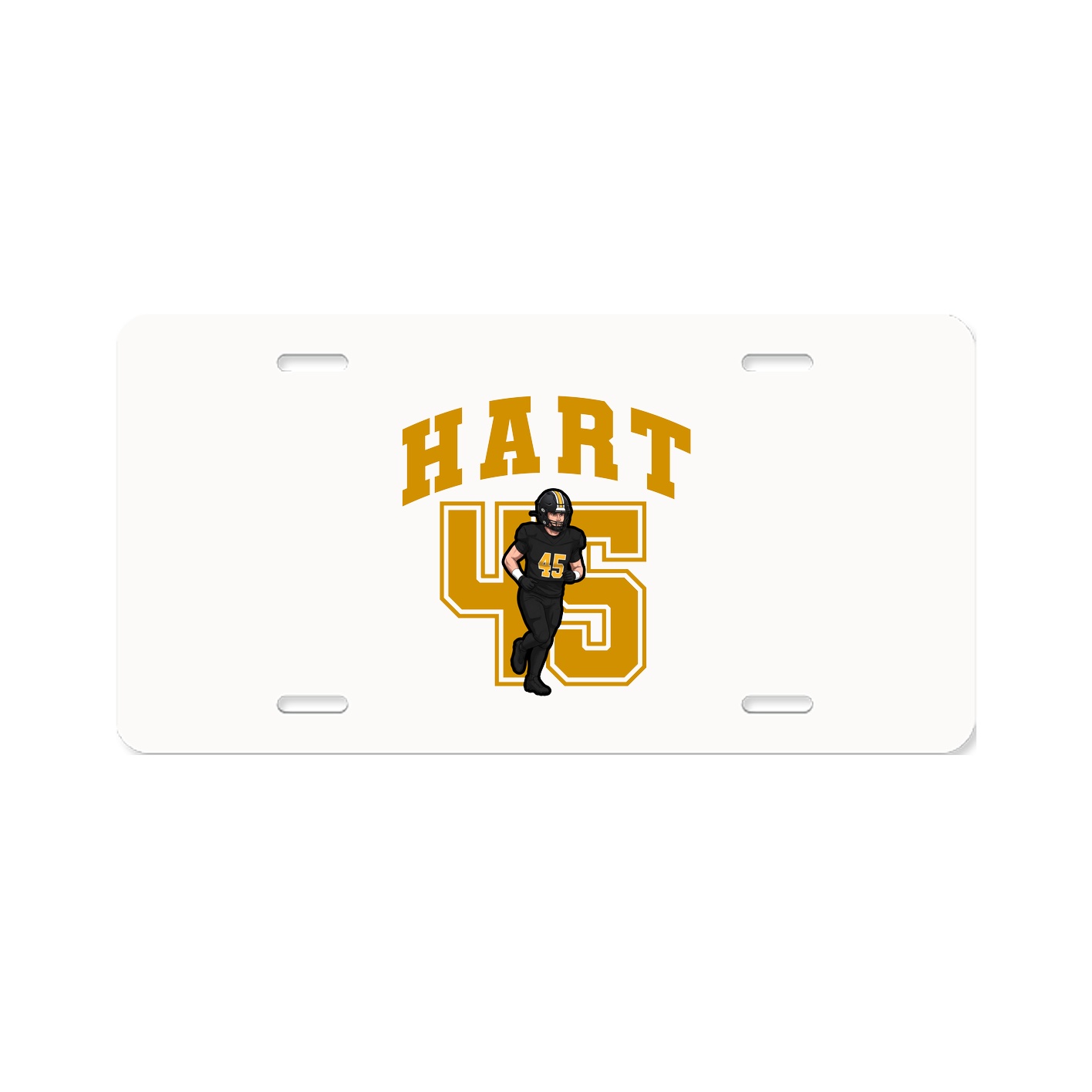 License Plate — Number in Classic