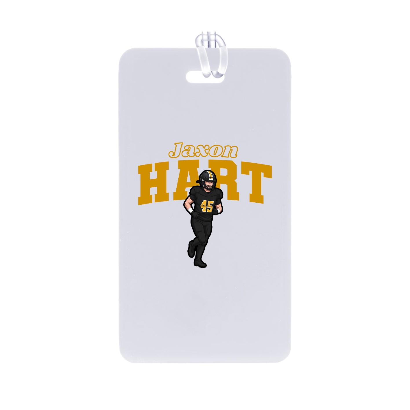 Bag Tag — Name Arch in Classic