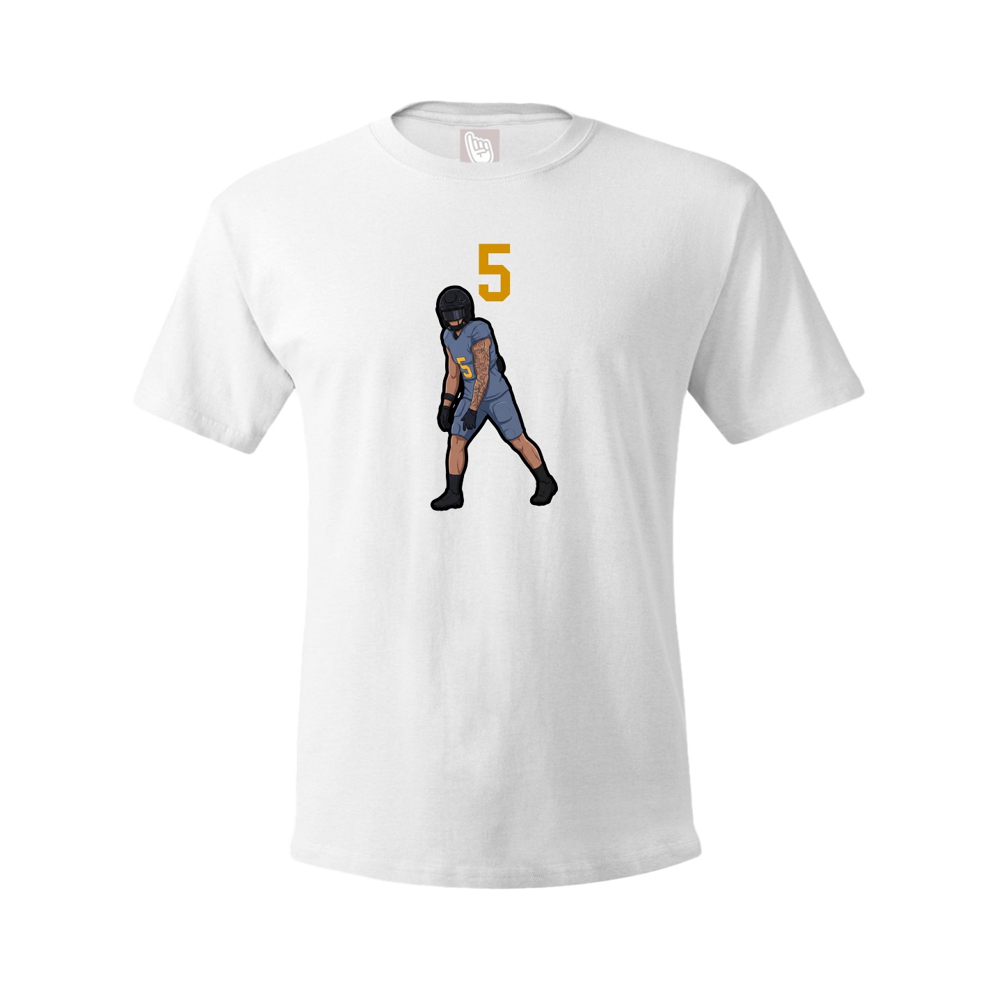 Tee — Number Top in White