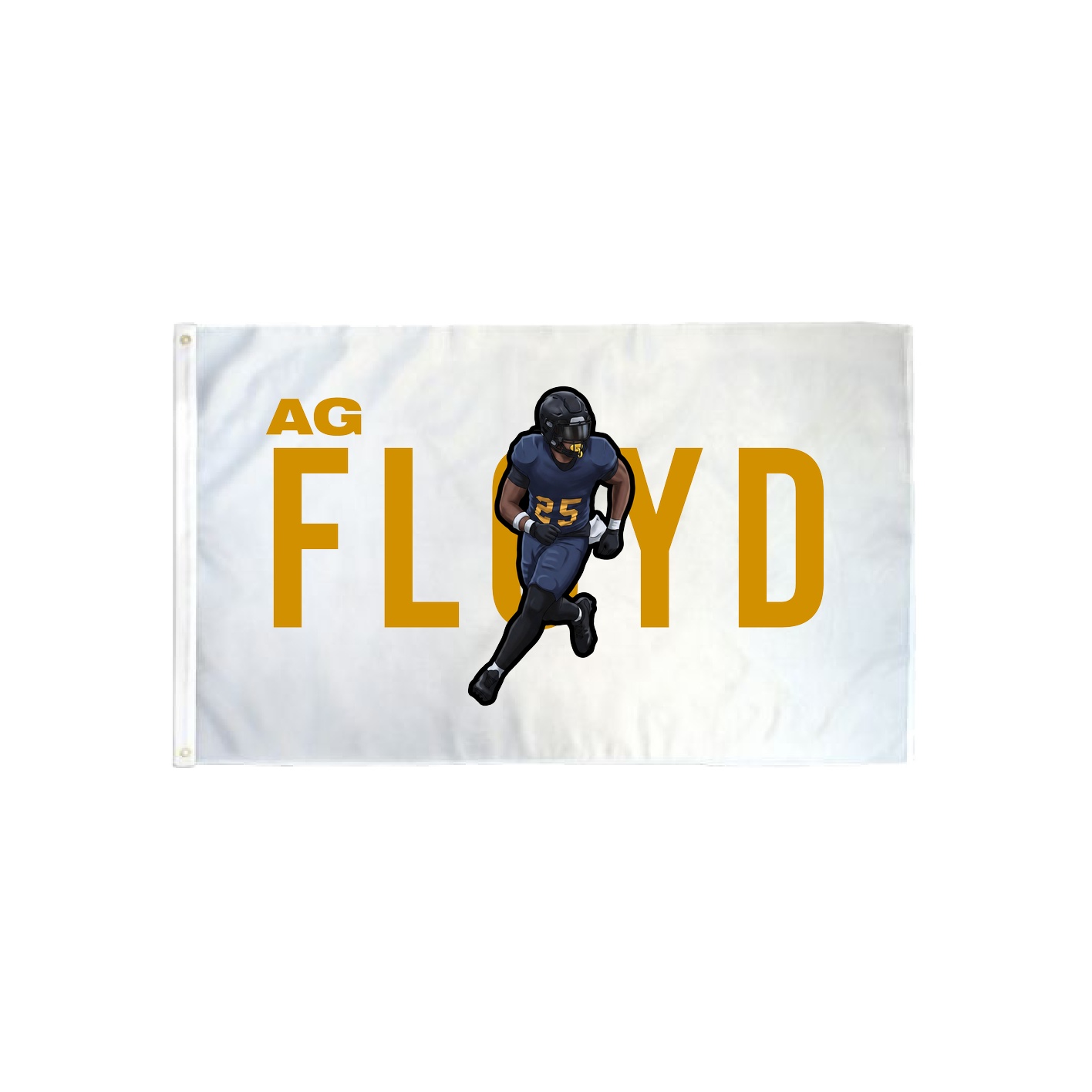 3x5 Flag — Player Name in Classic