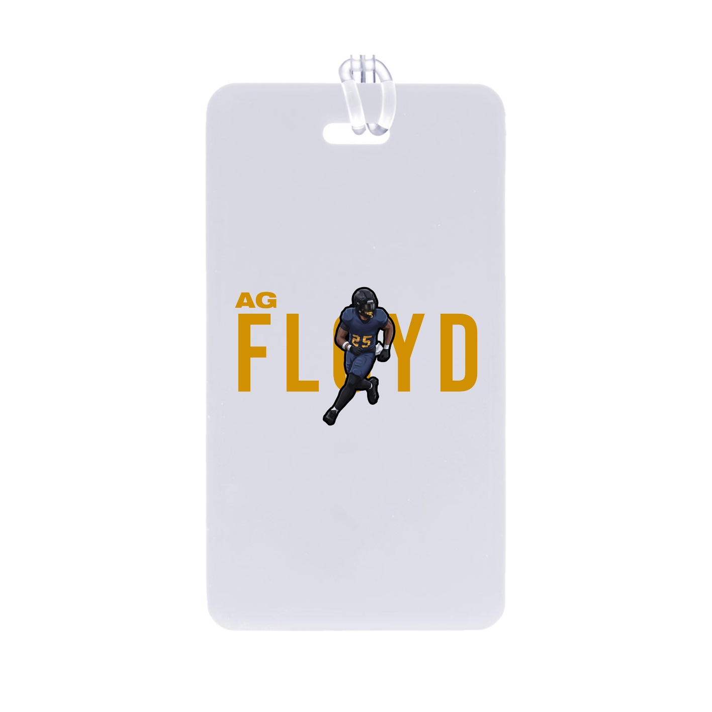 Bag Tag — Player Name in Classic