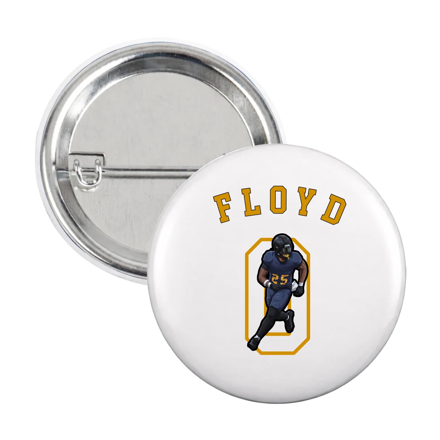 Game Day Button — Shirsey Arch in White