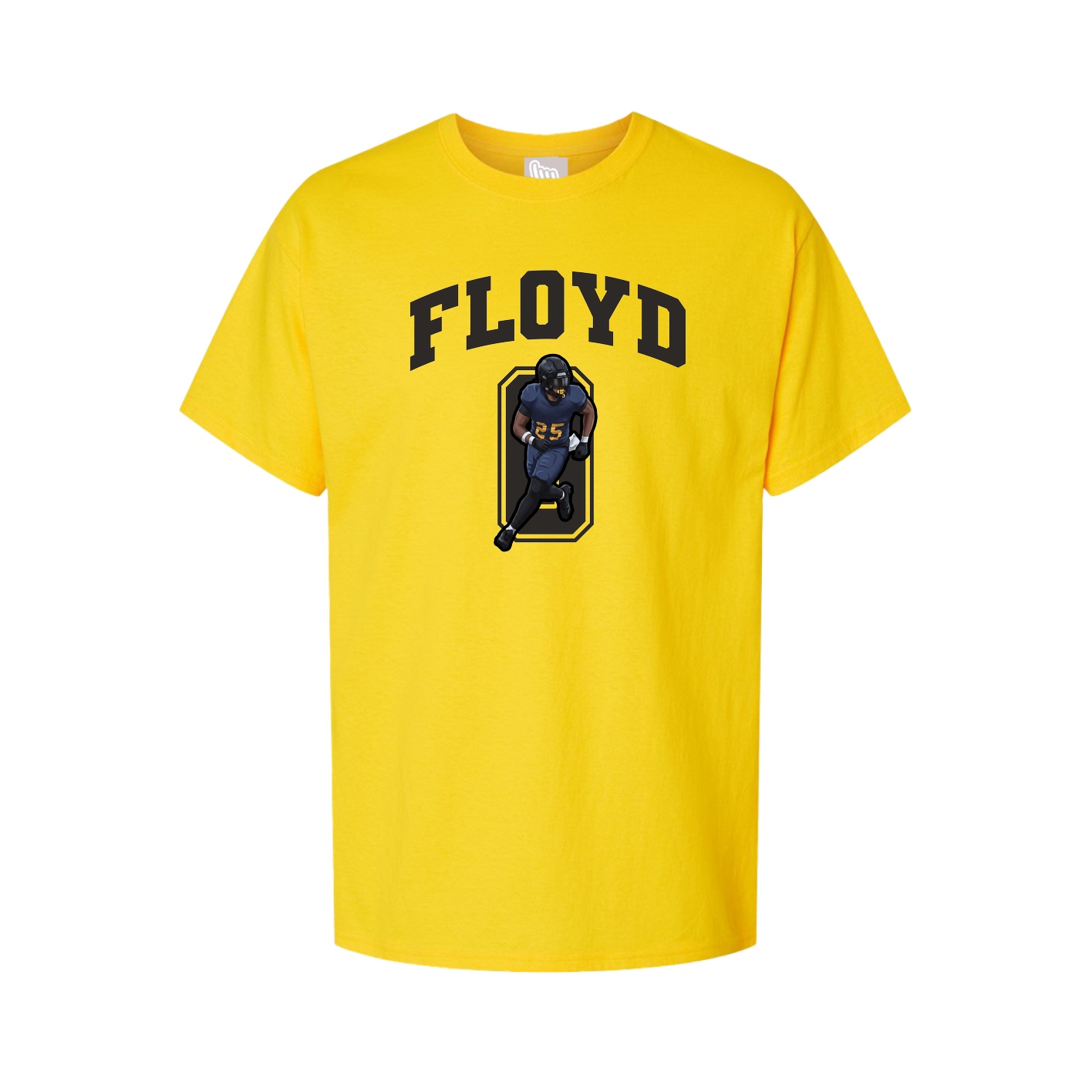 Youth Tee — Number in Gold