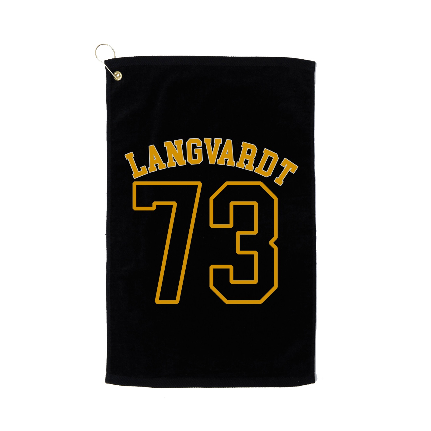 Golf Towel — Shirsey Arch in Black