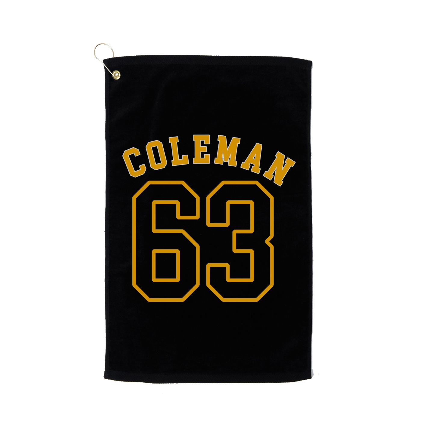 Golf Towel — Shirsey Arch in Black