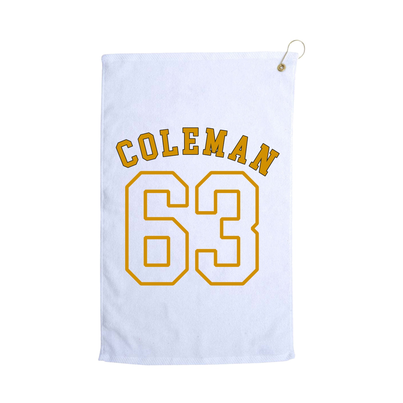 Golf Towel — Shirsey Arch in White