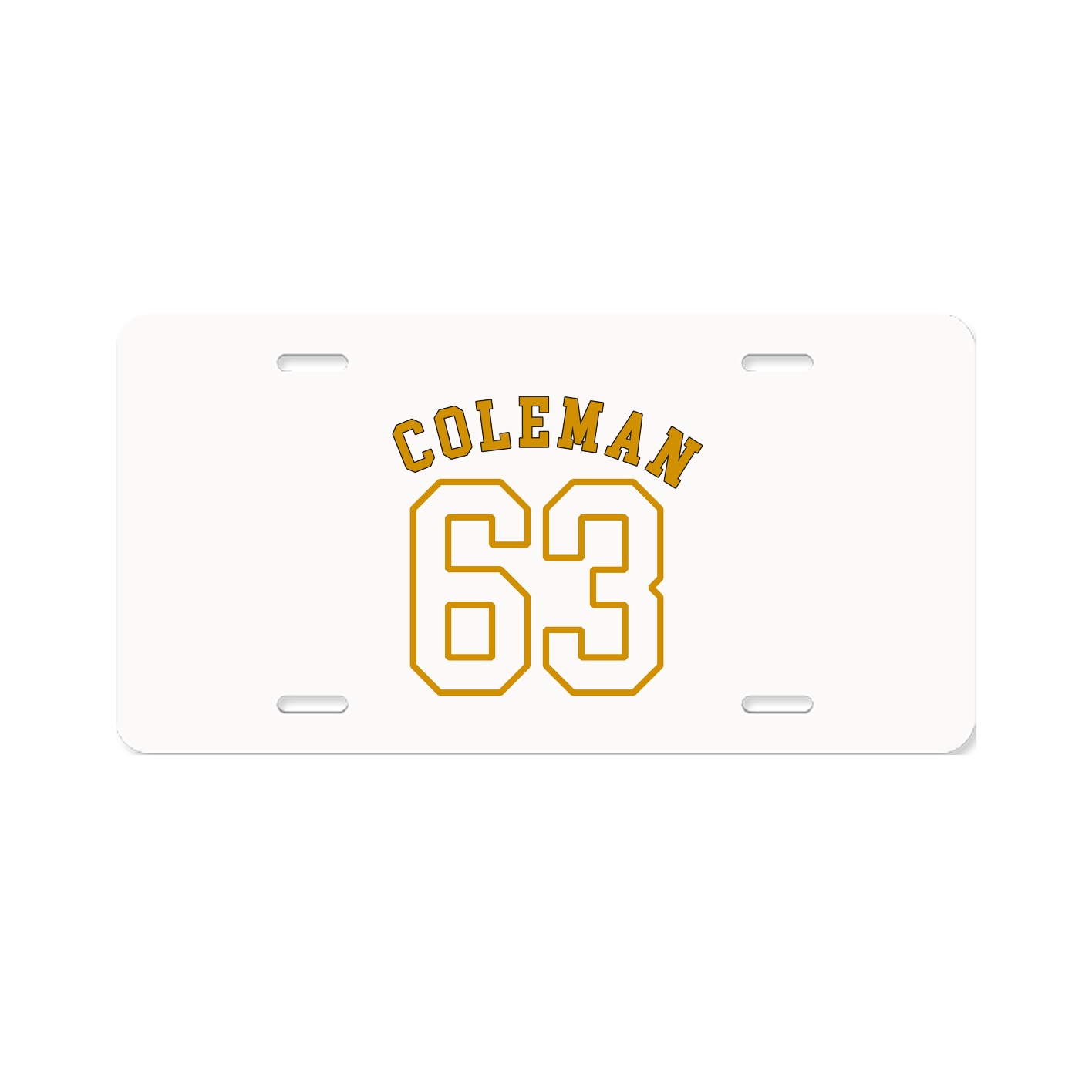 License Plate — Shirsey Arch in Classic