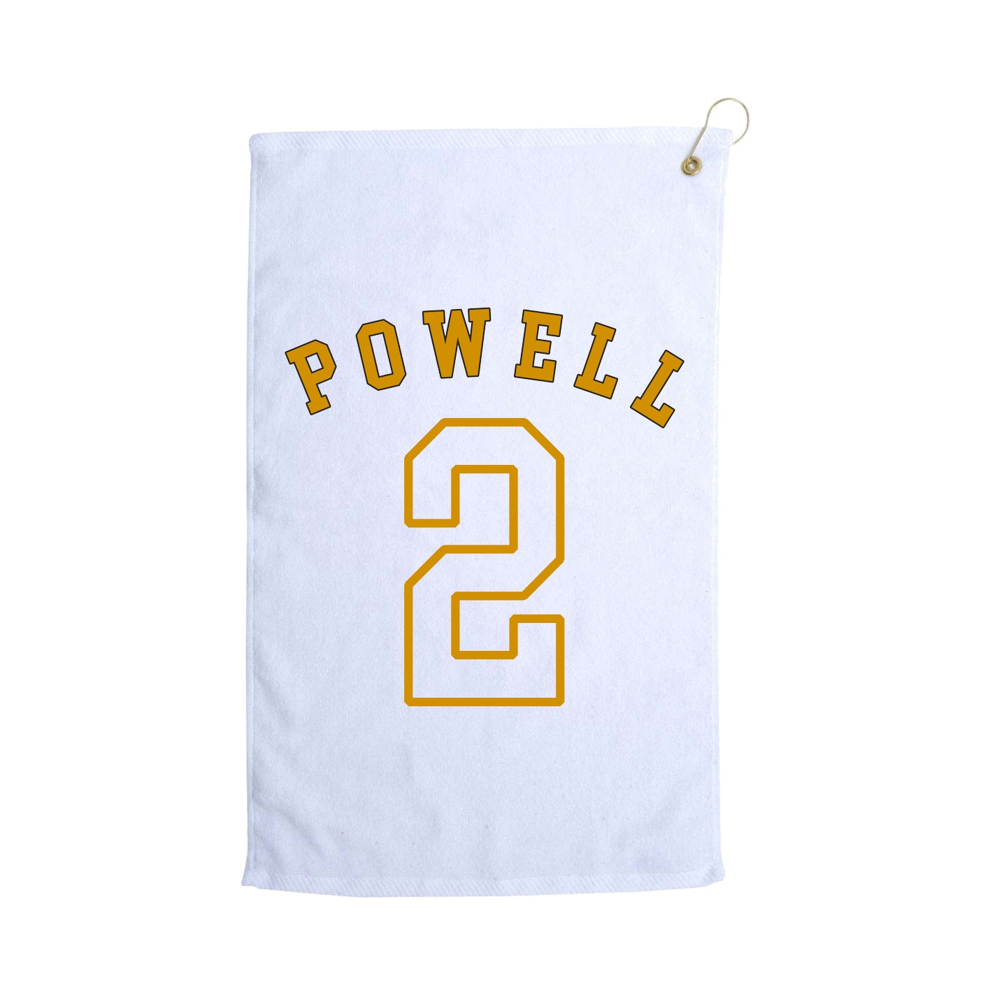 Golf Towel — Shirsey Arch in White