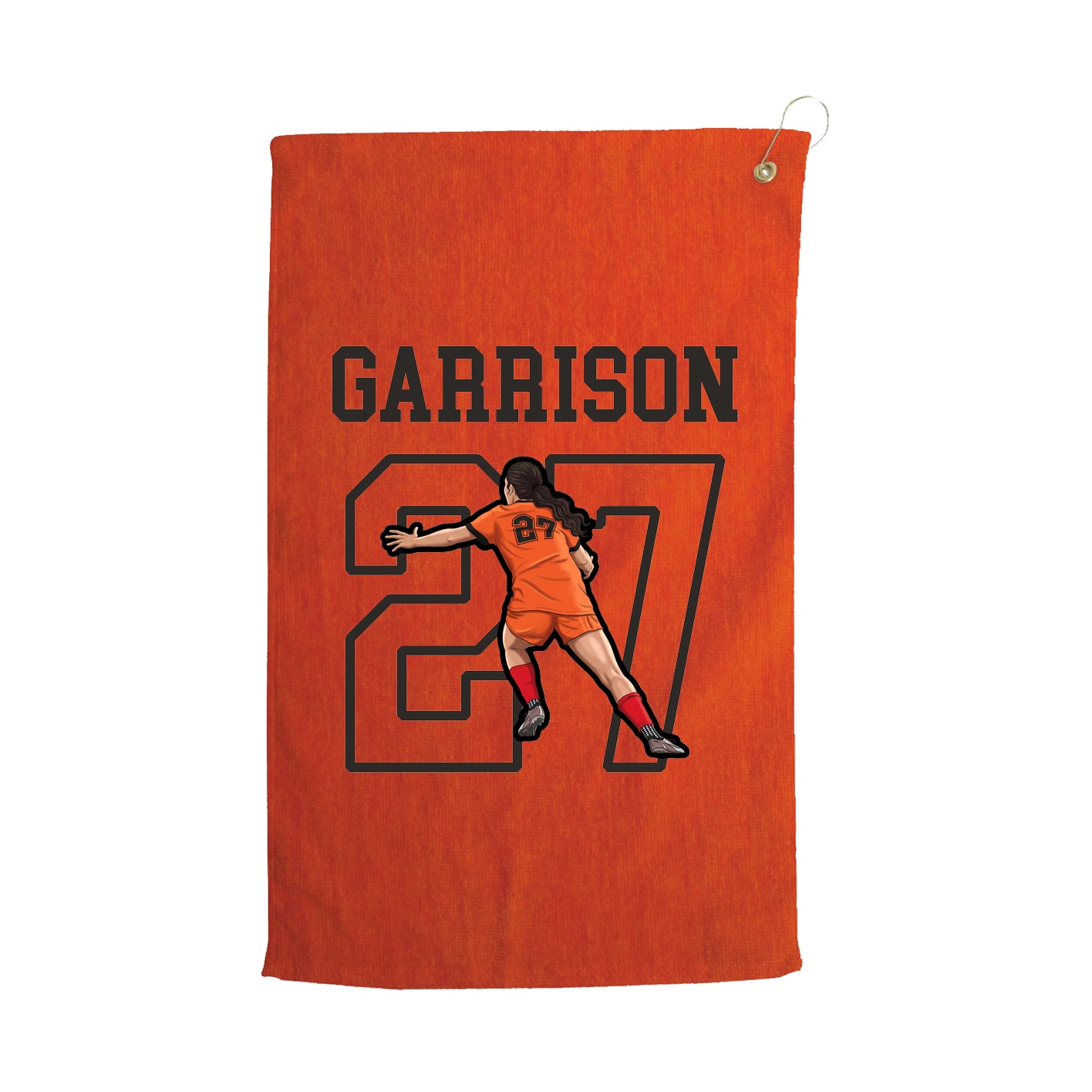 Golf Towel — Shirsey in Orange