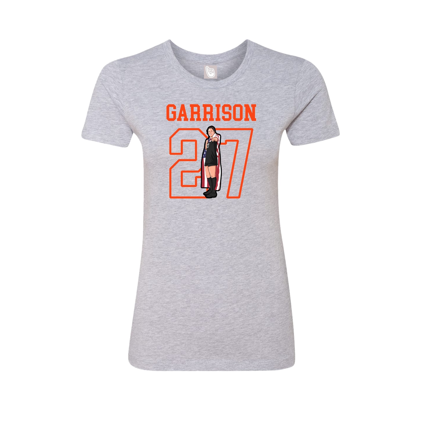 Fitted Women's Tee — Shirsey in Grey