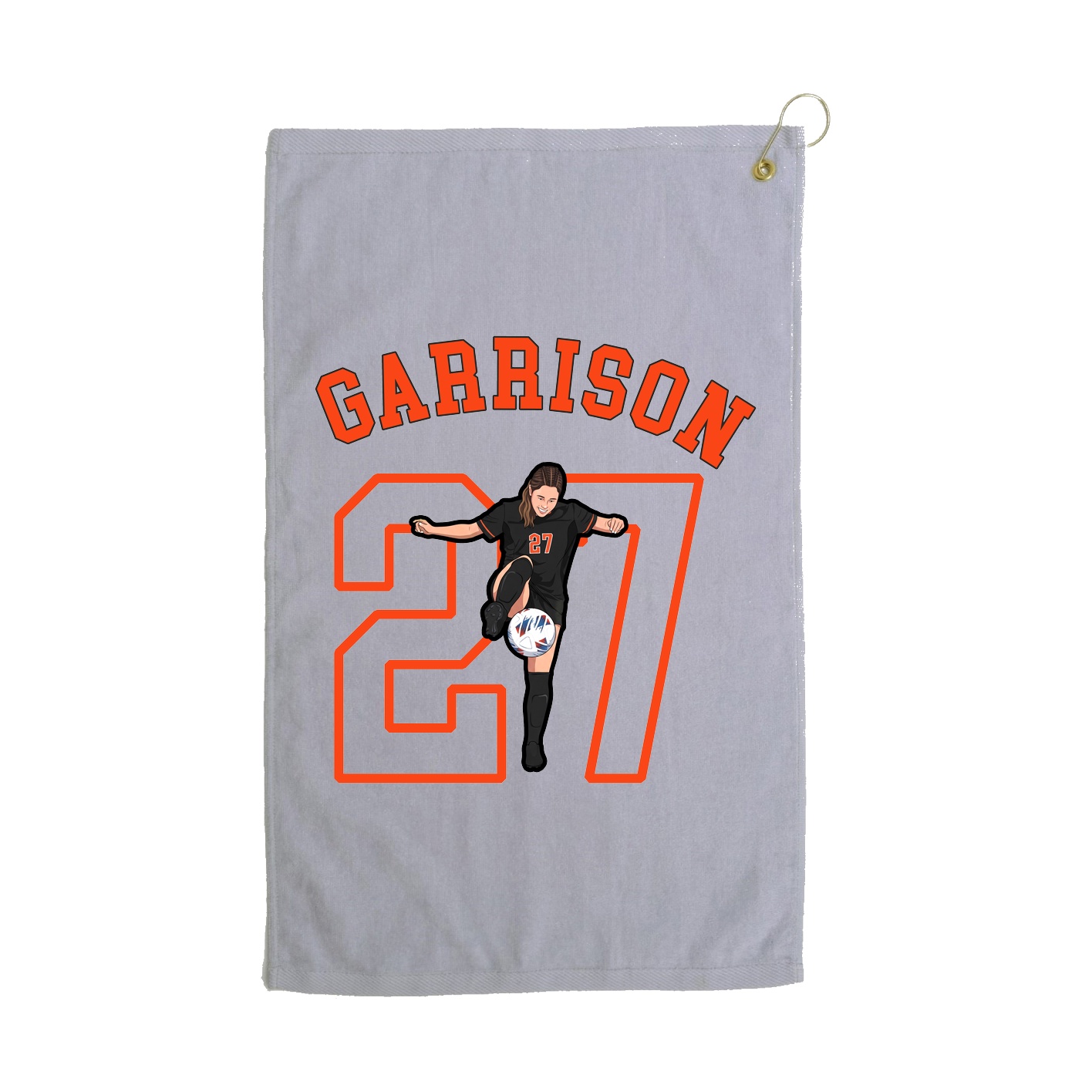 Golf Towel — Shirsey Arch in Grey