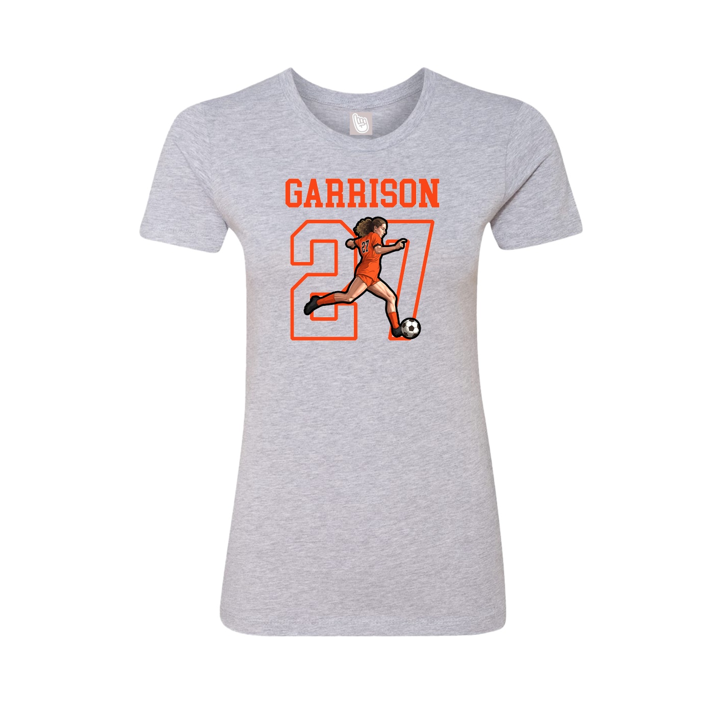 Fitted Women's Tee — Shirsey in Grey