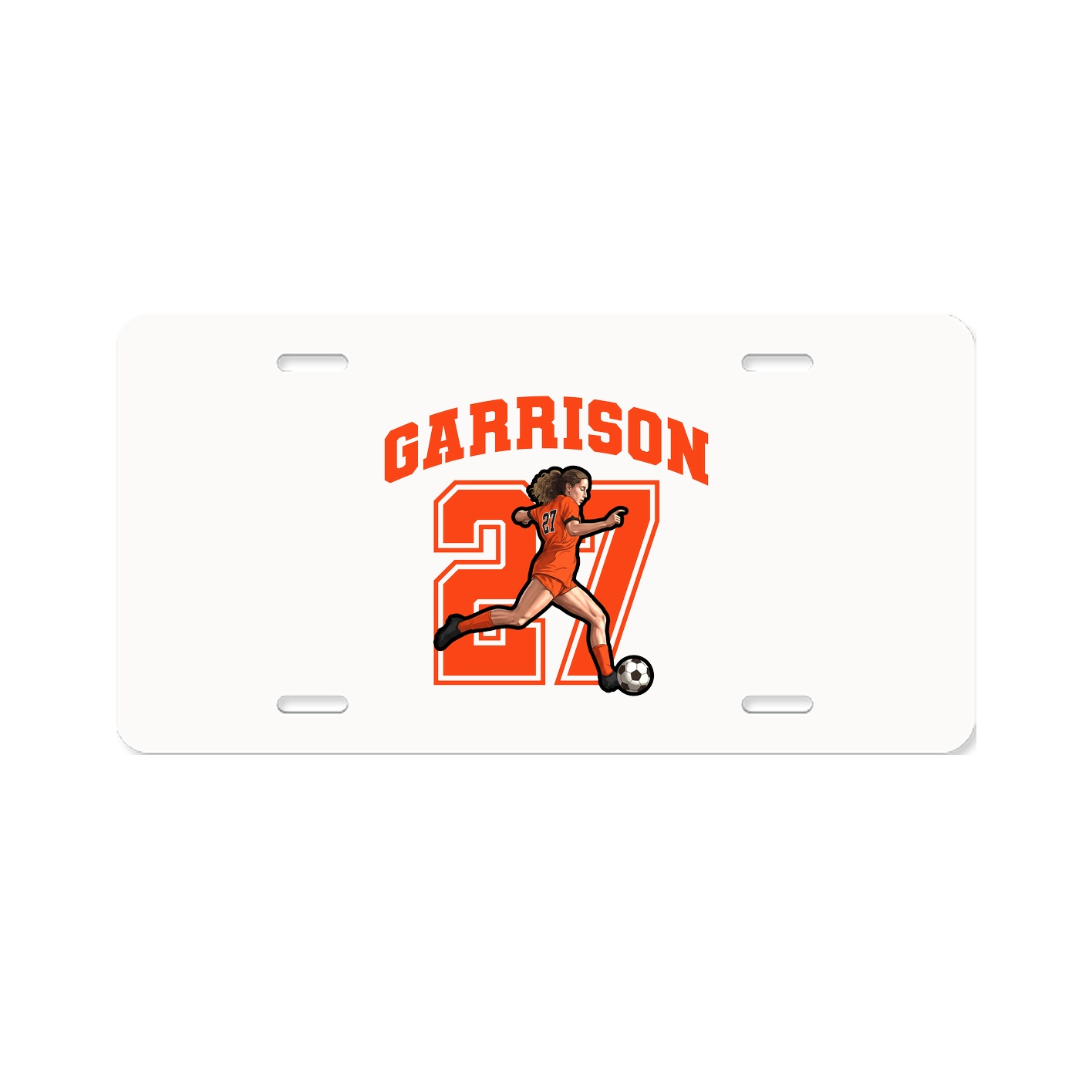 License Plate — Number in Classic