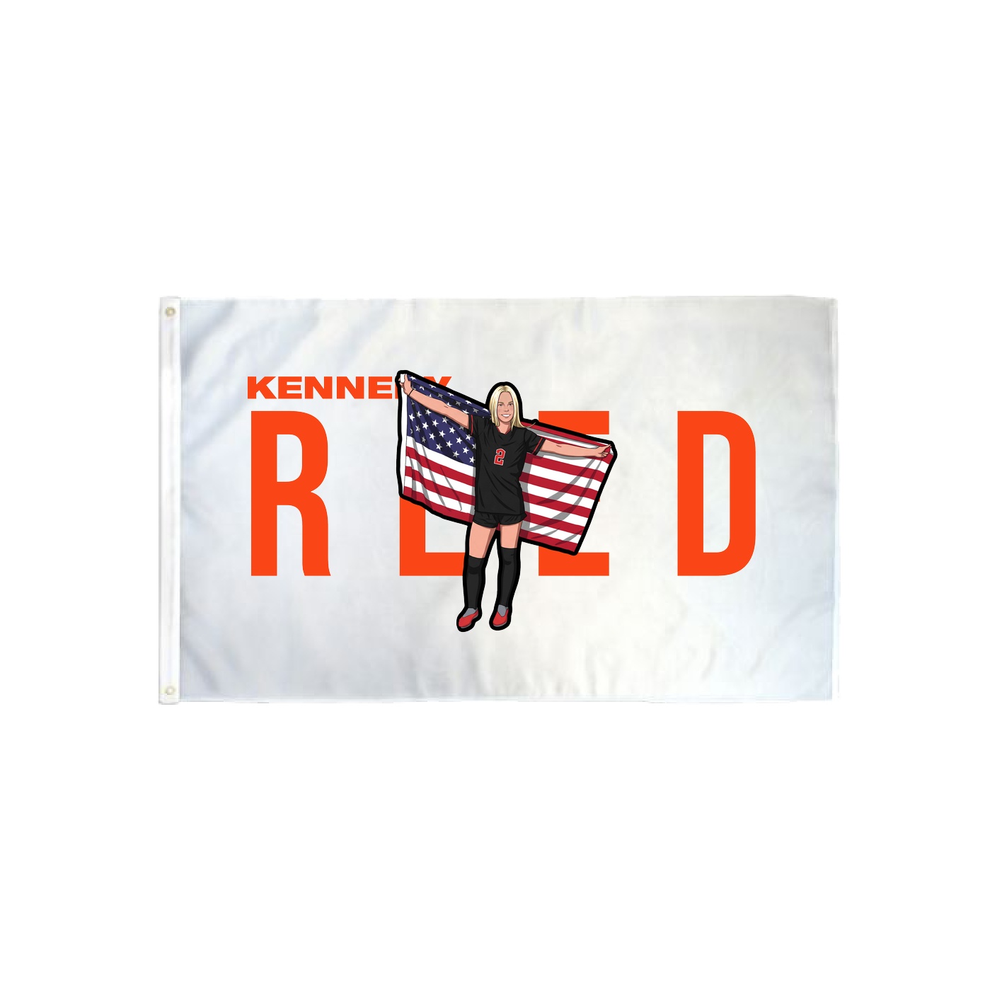 3x5 Flag — Player Name in Classic