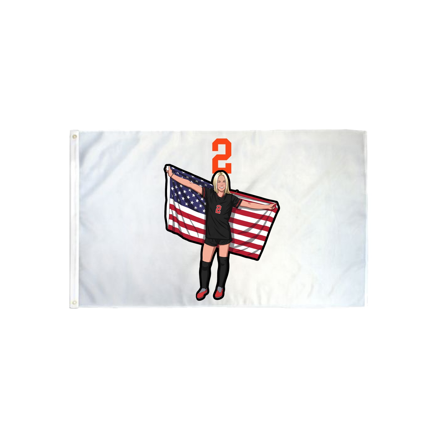 3x5 Flag — Number Top in Classic