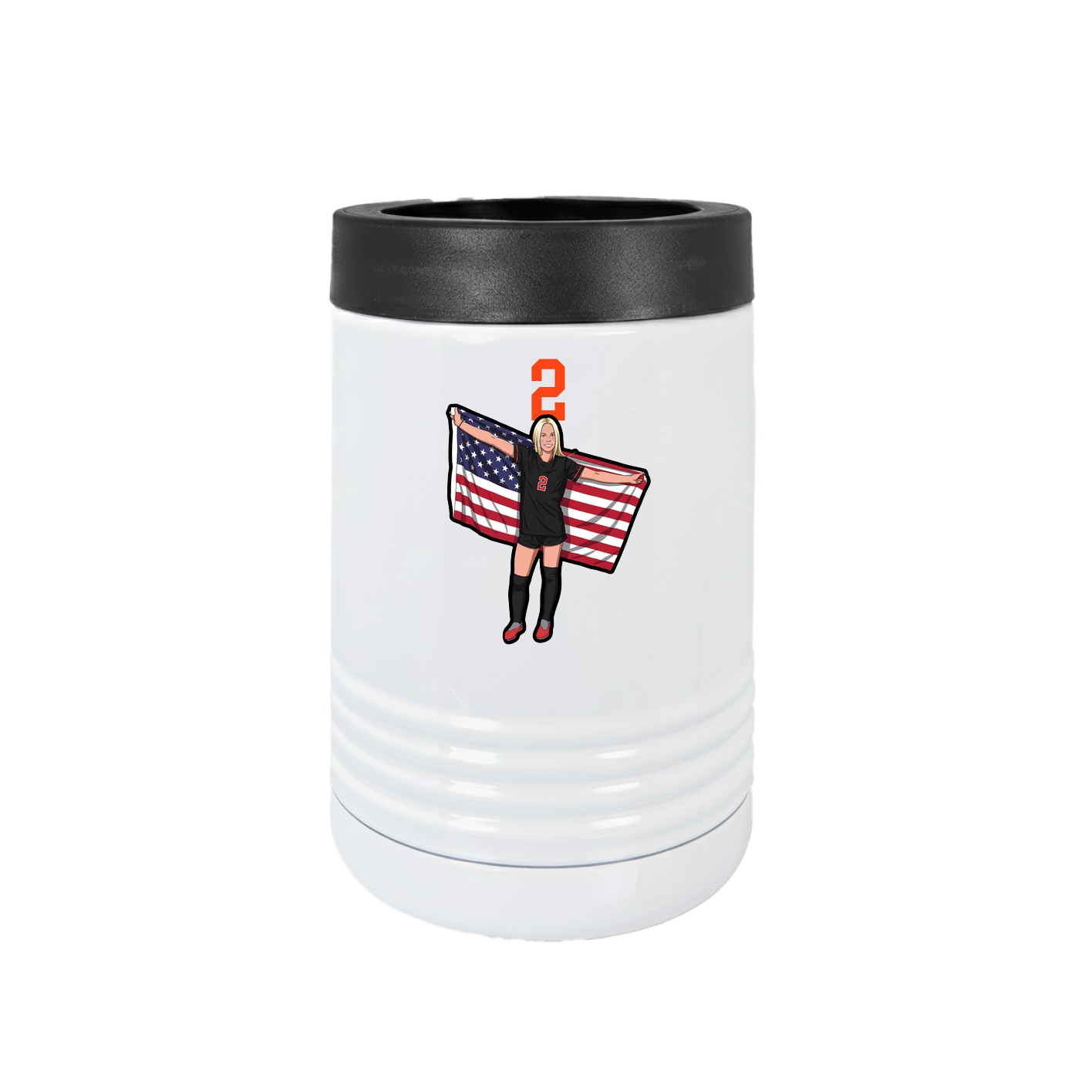Beverage Holder — Number Top in White