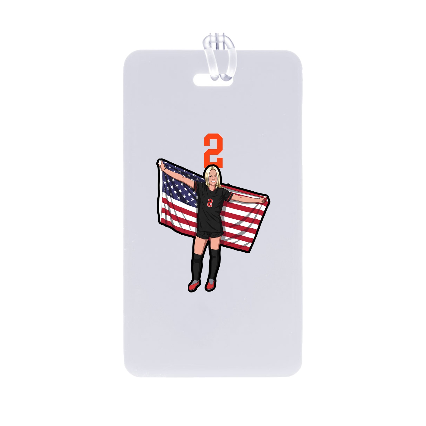 Bag Tag — Number Top in Classic