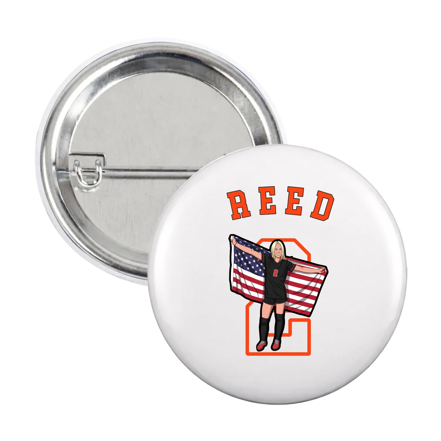 Game Day Button — Shirsey Arch in White