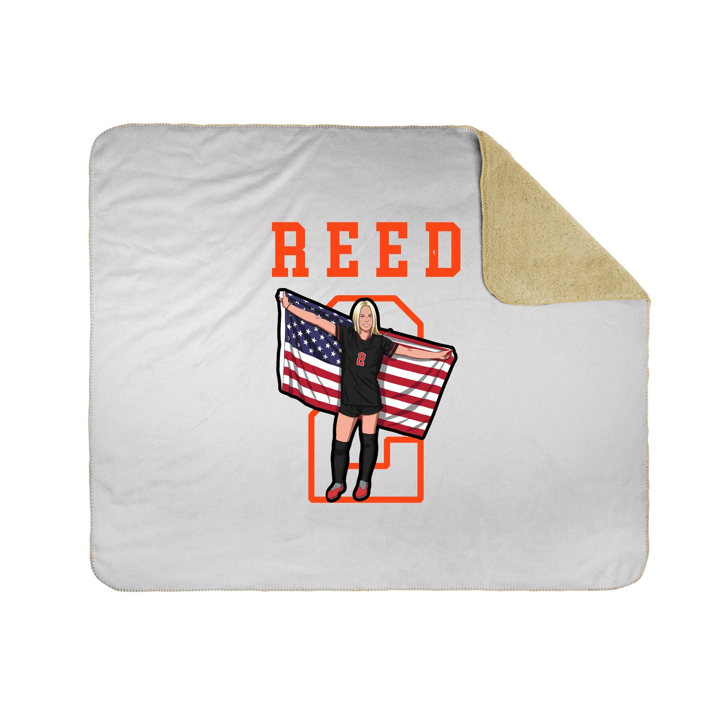 Throw Blanket — Shirsey in White