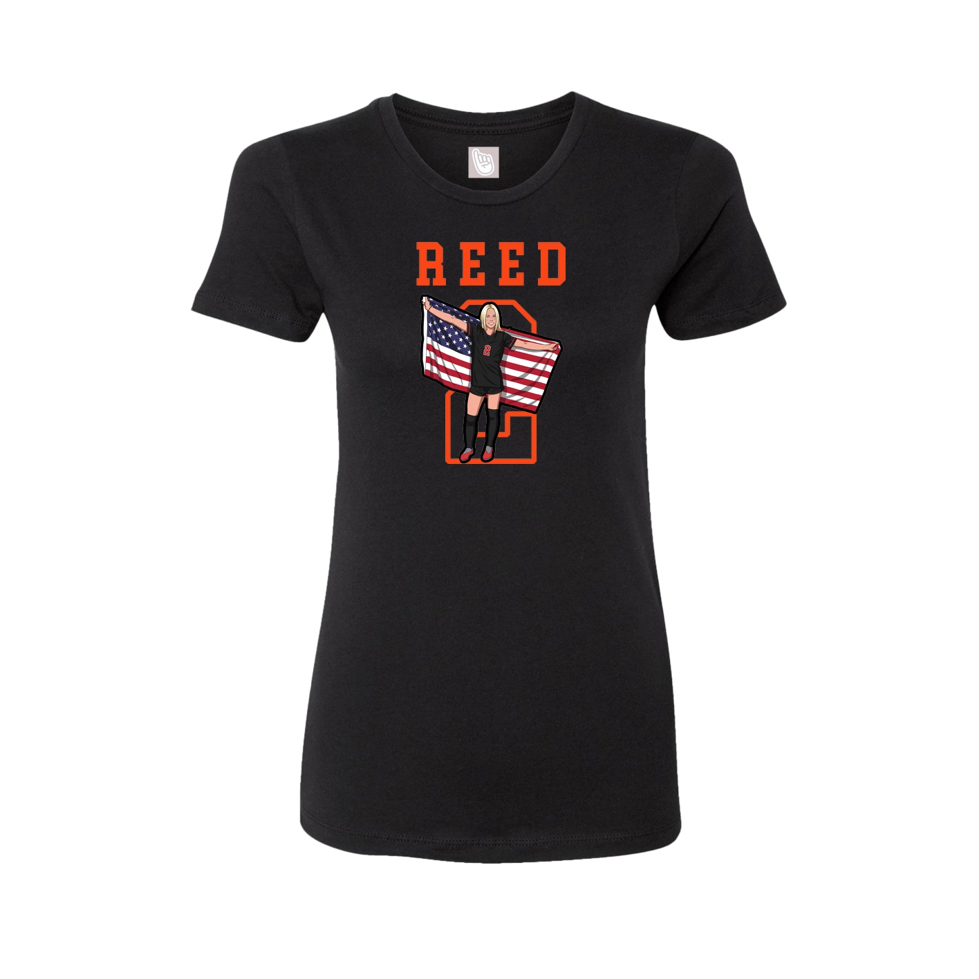 Fitted Women's Tee — Shirsey in Black