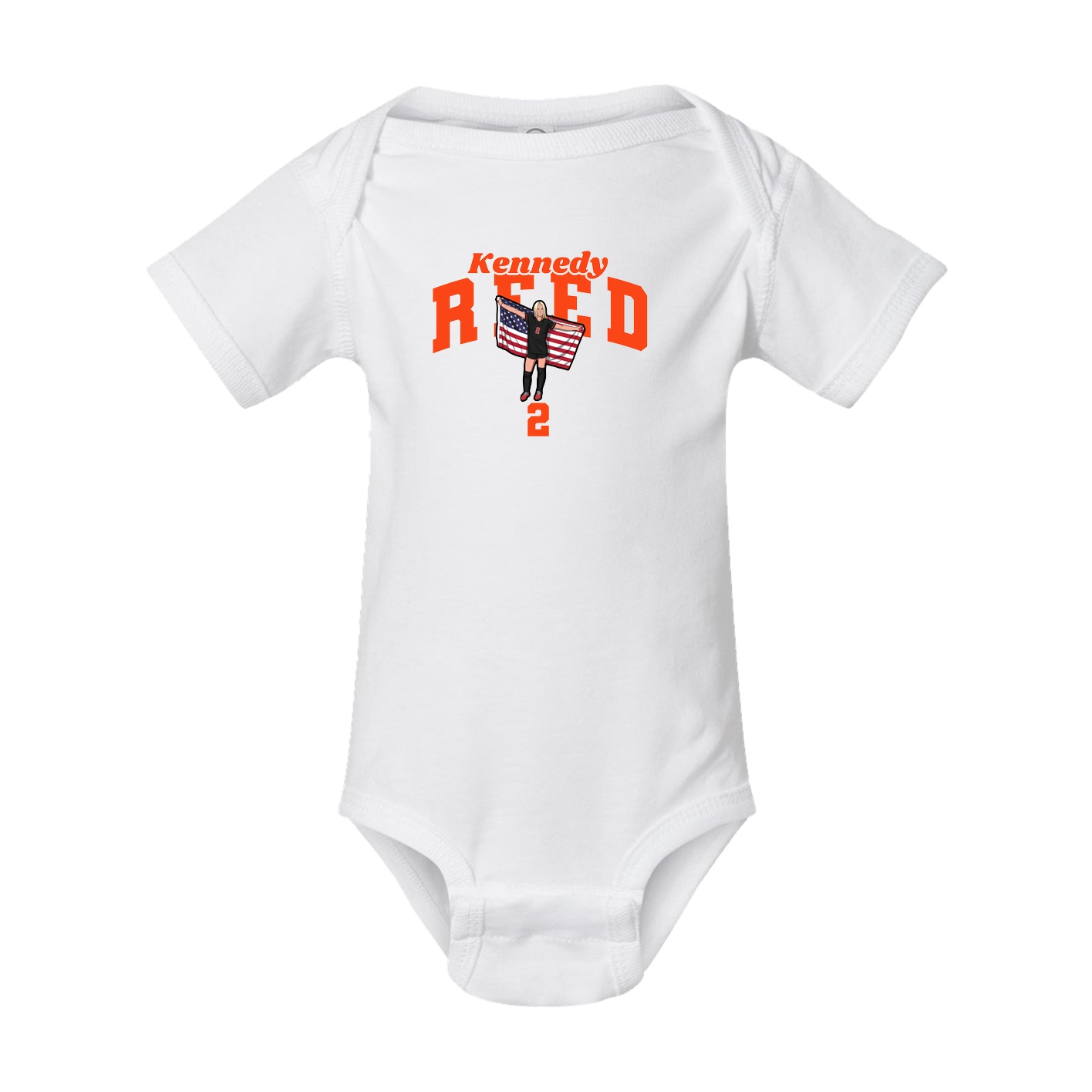 Baby Onesie — Signature Arch in White