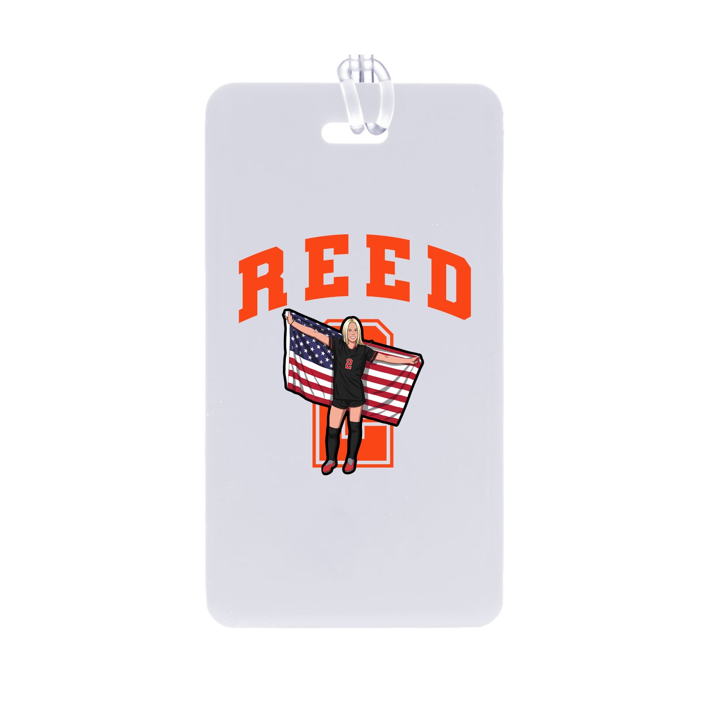 Bag Tag — Number in Classic