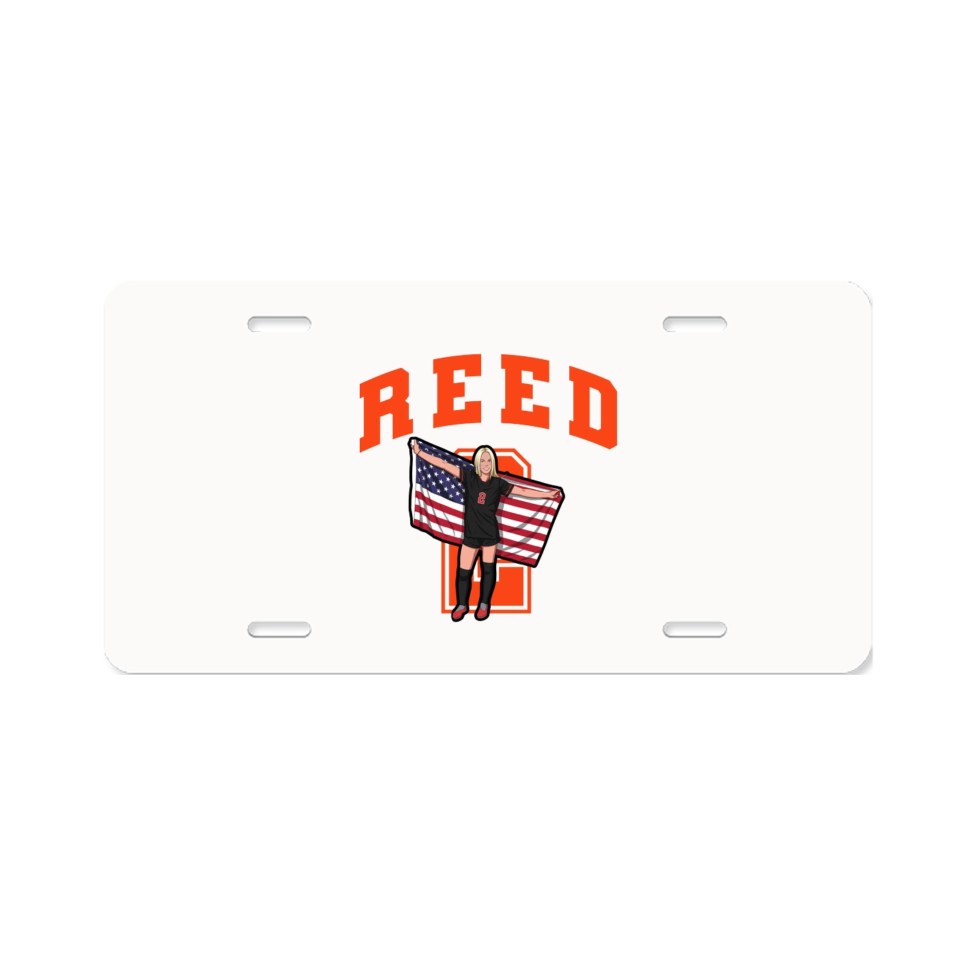 License Plate — Number in Classic