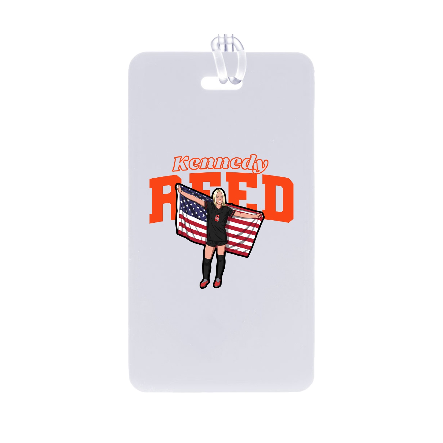 Bag Tag — Name Arch in Classic