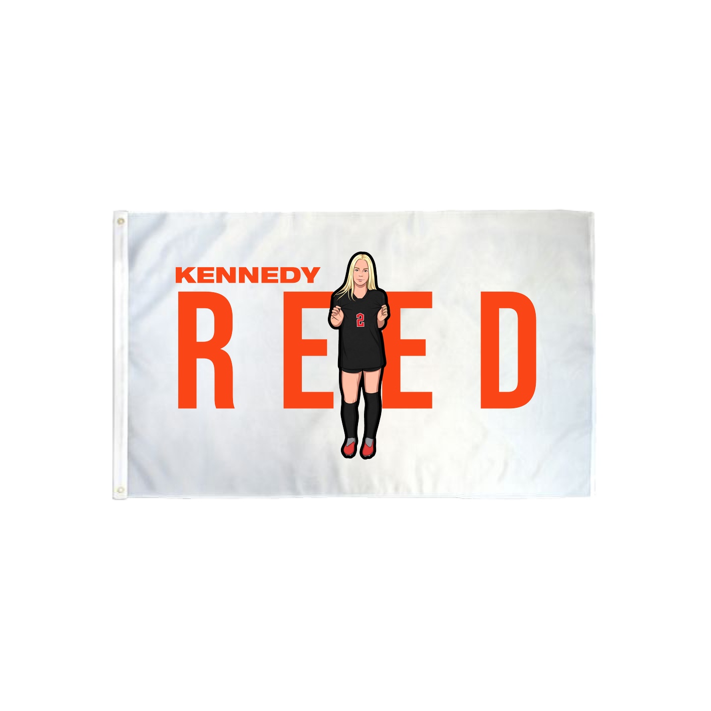 3x5 Flag — Player Name in Classic