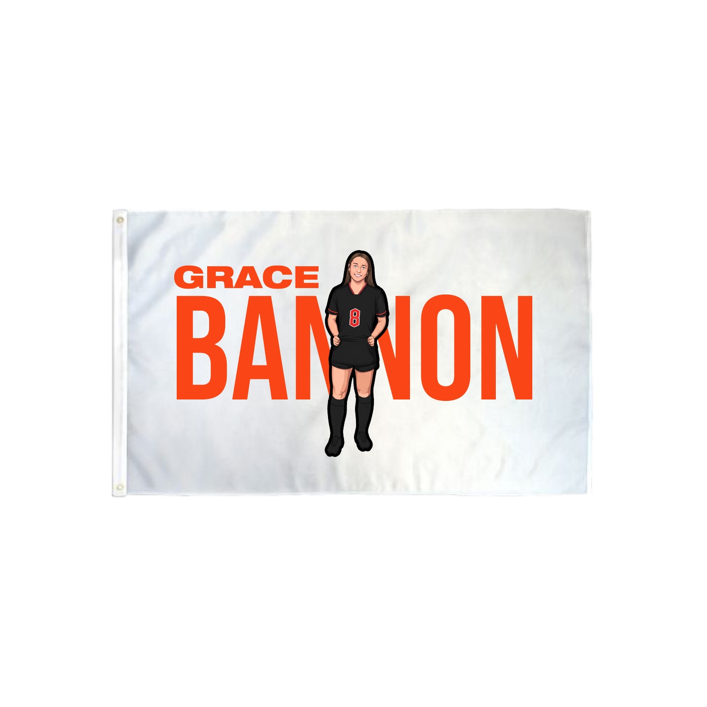 3x5 Flag — Player Name in Classic