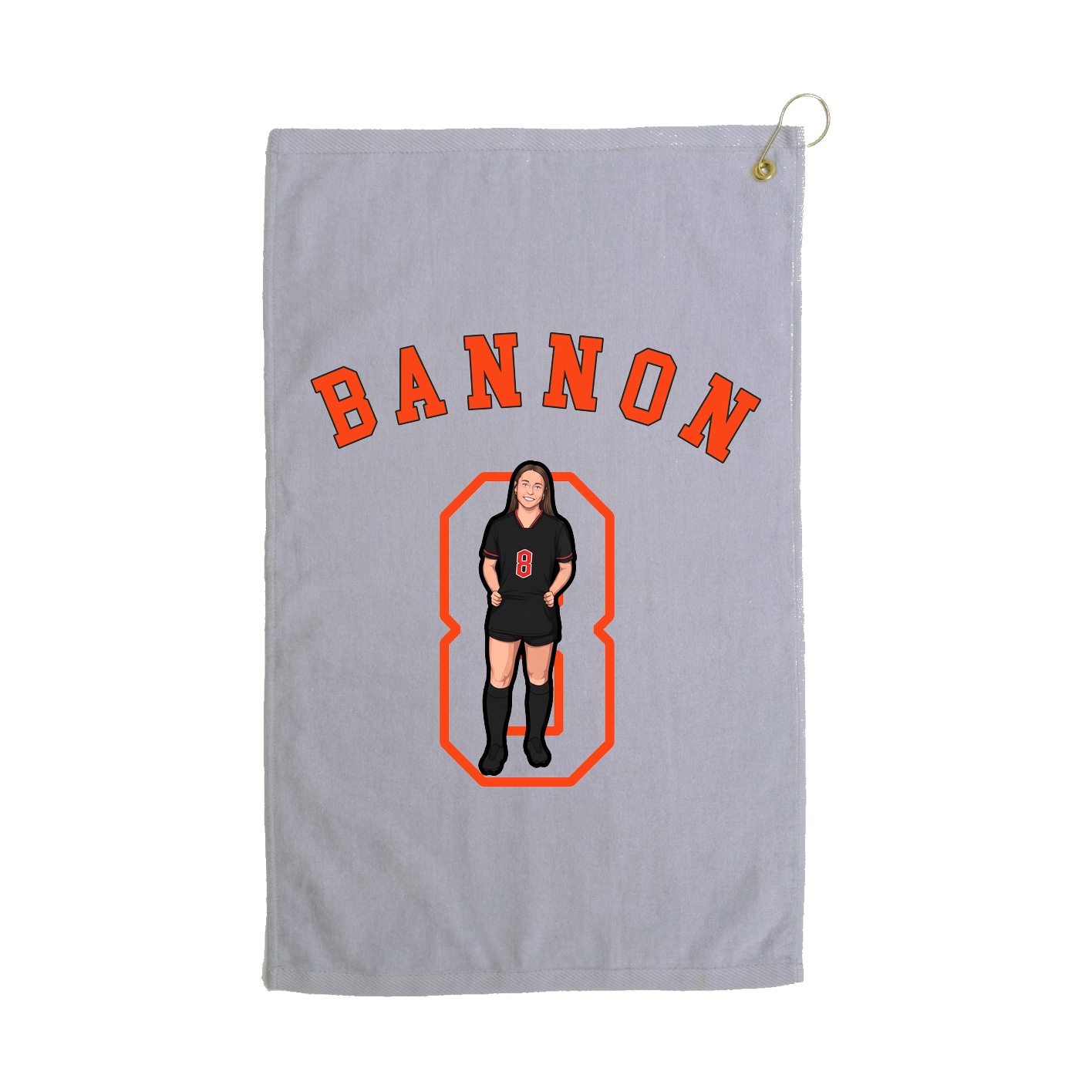 Golf Towel — Shirsey Arch in Grey