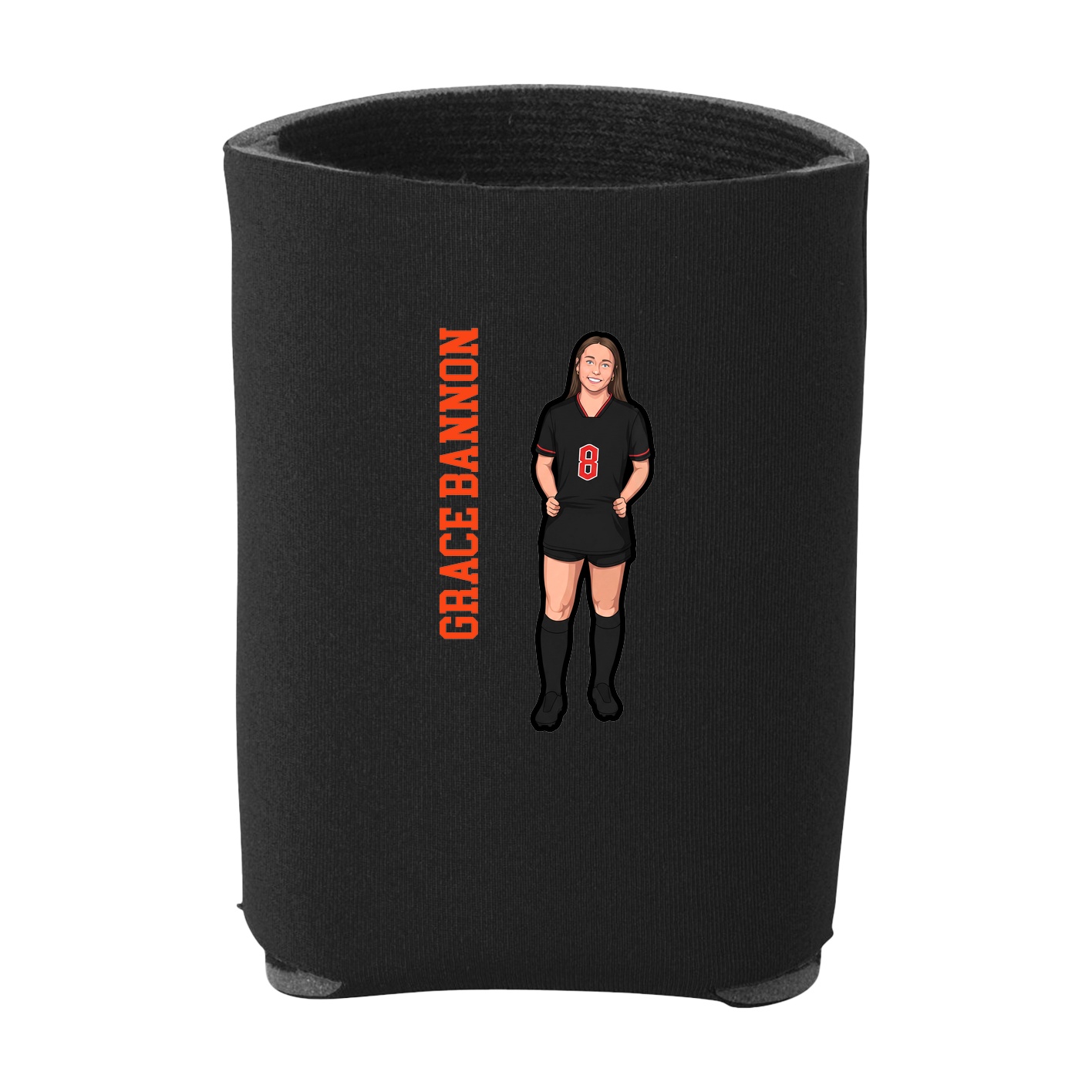 Can Holder — Name Vertical in Black