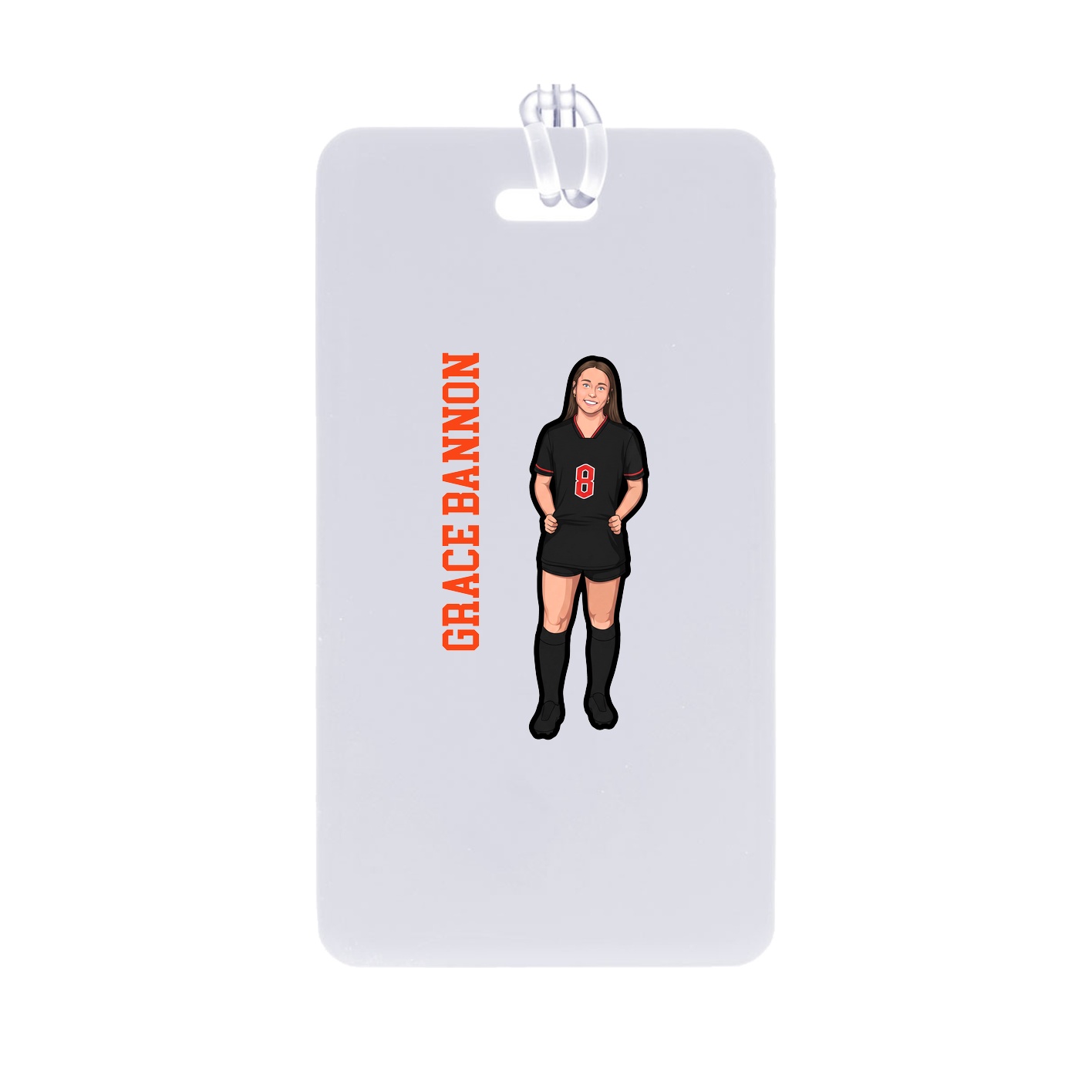 Bag Tag — Name Vertical in Classic