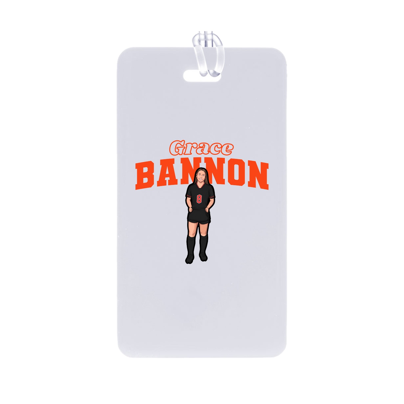 Bag Tag — Name Arch in Classic