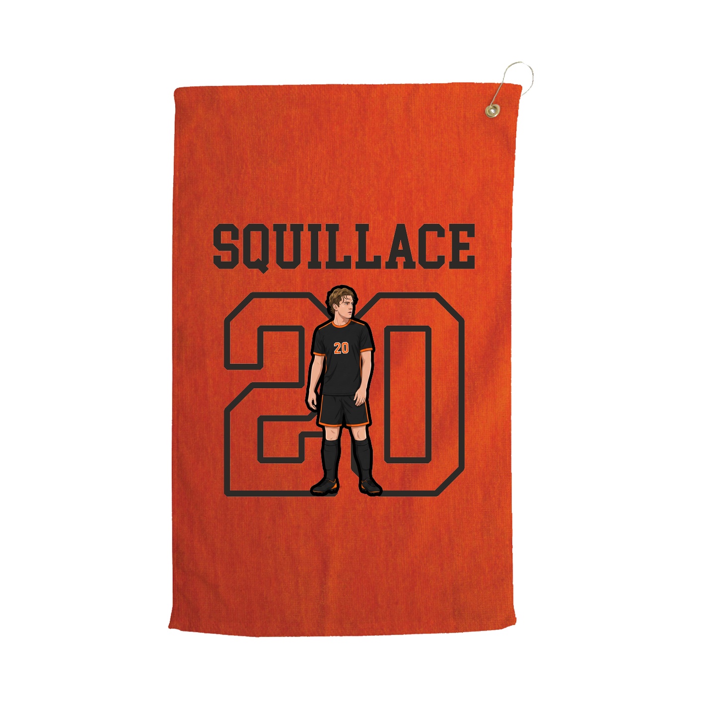 Golf Towel — Shirsey in Orange
