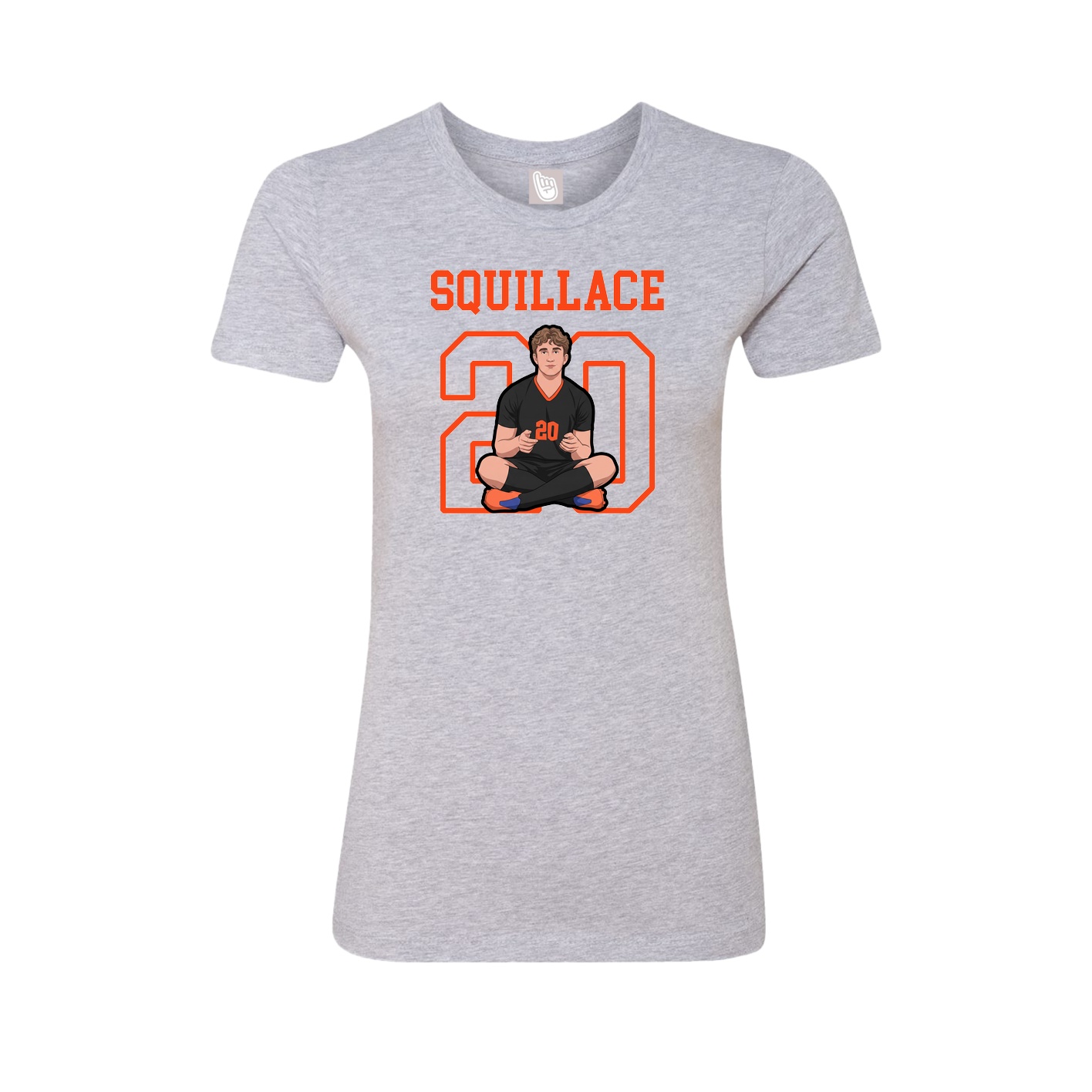 Fitted Women's Tee — Shirsey in Grey