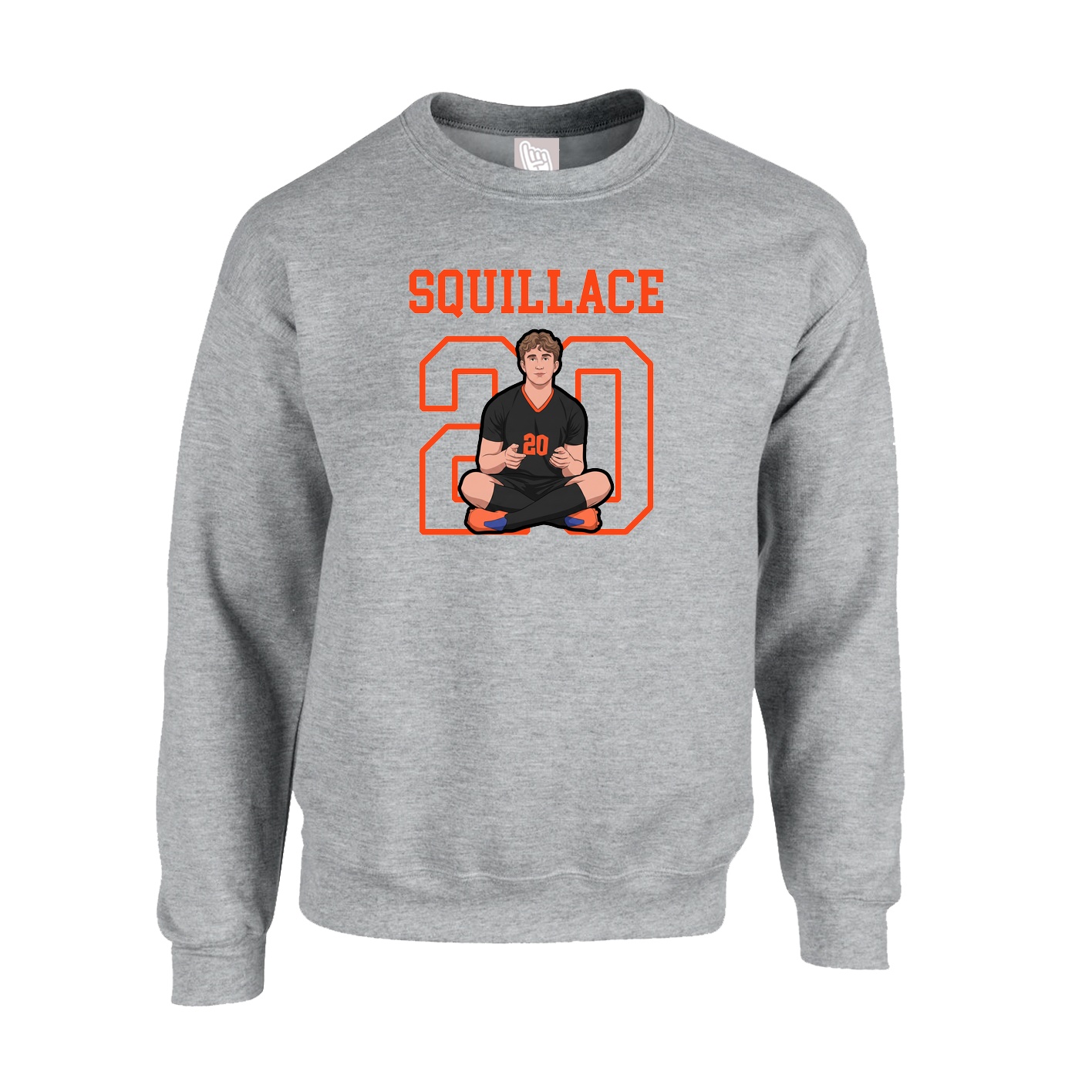 Fleece Crew — Shirsey in Grey