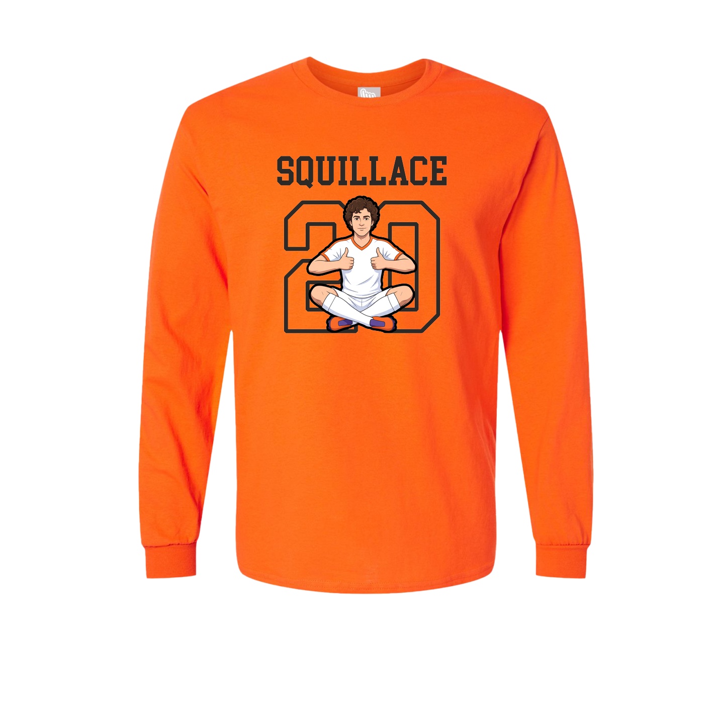 Long Sleeve Tee — Shirsey in Orange