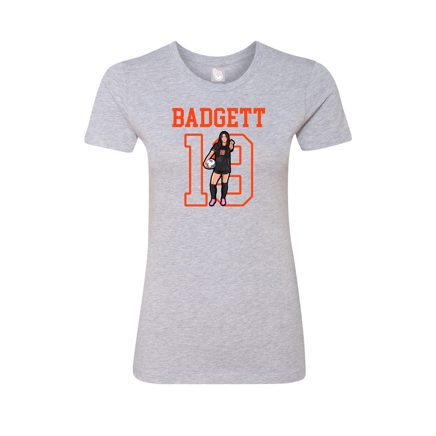 Fitted Women's Tee — Shirsey in Grey