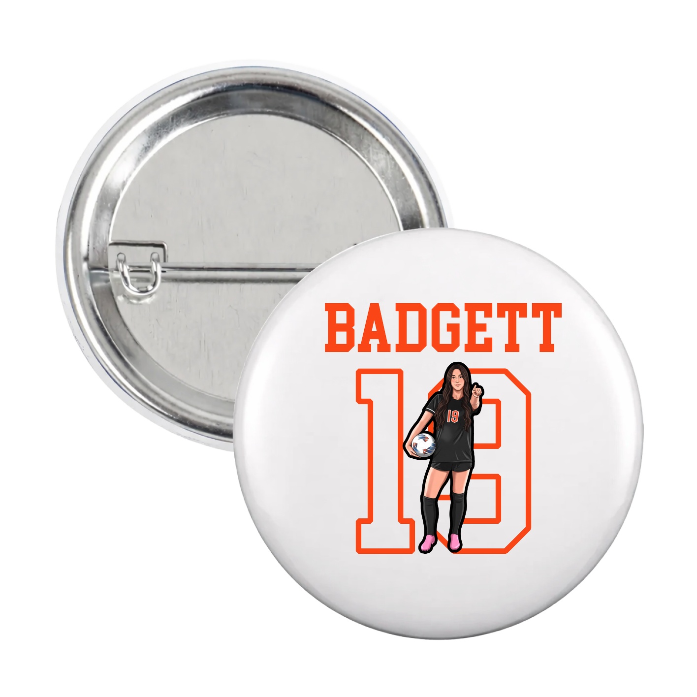 Game Day Button — Shirsey in White
