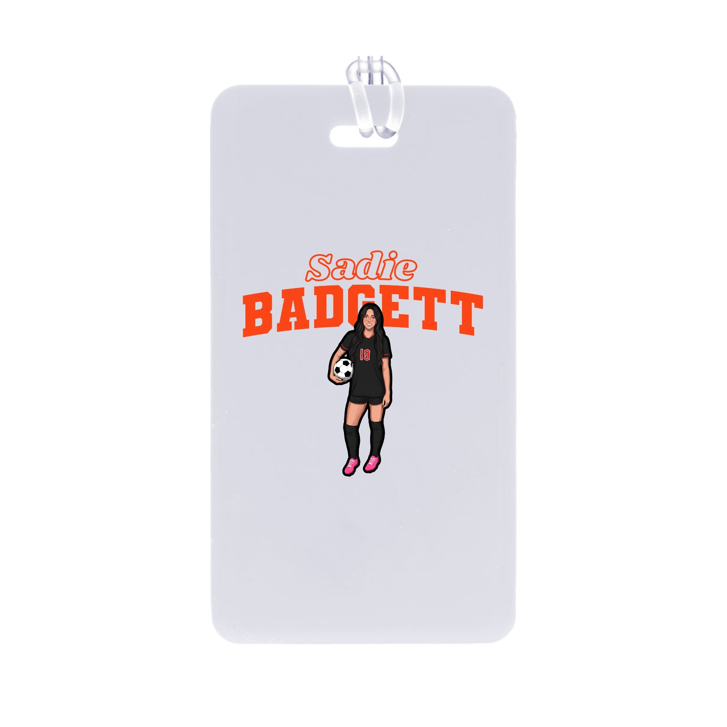 Bag Tag — Name Arch in Classic