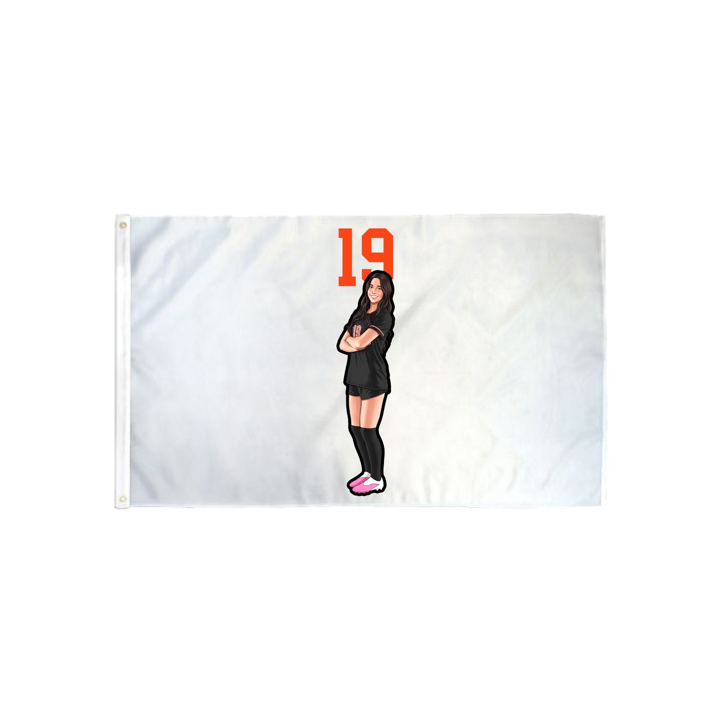 3x5 Flag — Number Top in Classic
