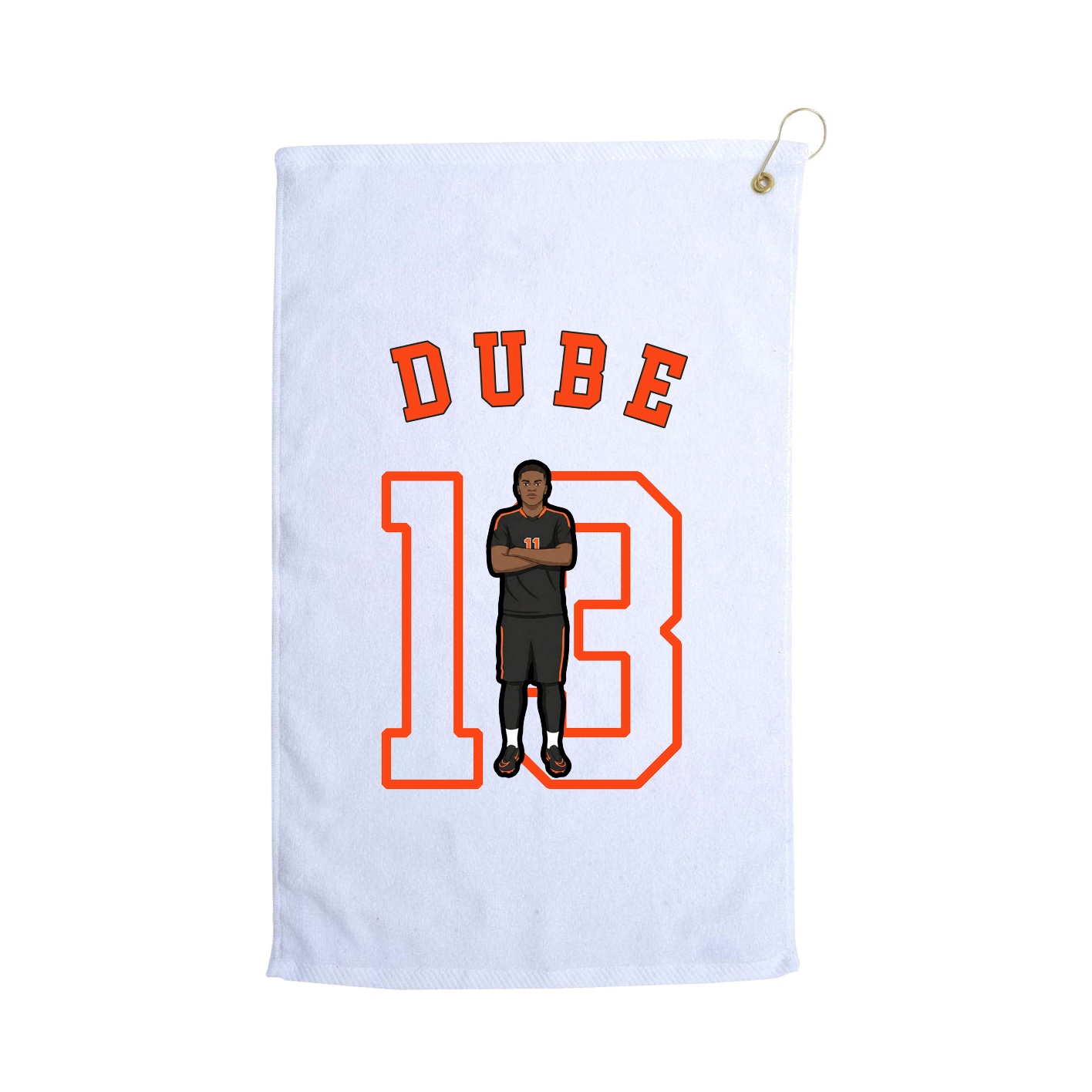 Golf Towel — Shirsey Arch in White